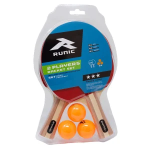 Set Runic Ping Pong Completo con raquetas y pelotas