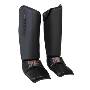 espinillera mma everlast titan pro, protección para la pierna