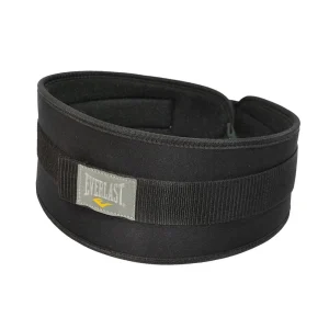 Cinturón Pesas Everlast Estabilidad Lumbar 4 pulgadas negro