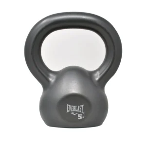 Kettlebell Entrenamiento 5lb Everlast PVC cómodo