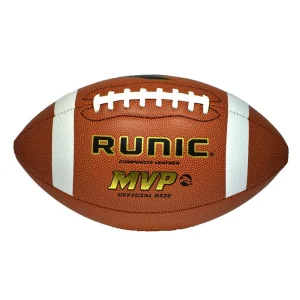 balon runic de futbol americano oficial de cuero sintético