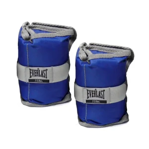 Pesas de 5lb Everlast para muñecas y tobillos, ideal entrenamiento