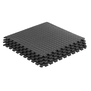 Mat para Yoga y Pilates EVA Negro 61x61x1.2CM