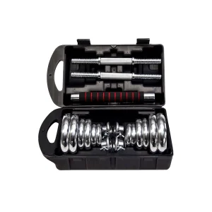 Set Pesas Runic Cromado Extensible 20.6kg