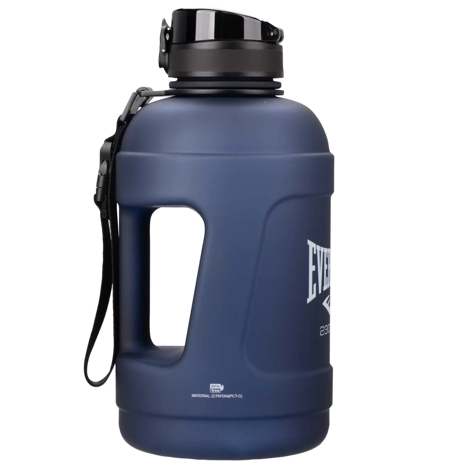 Botella Everlast Motion 2300ml correa de transporte cómoda, tapa con un solo clic