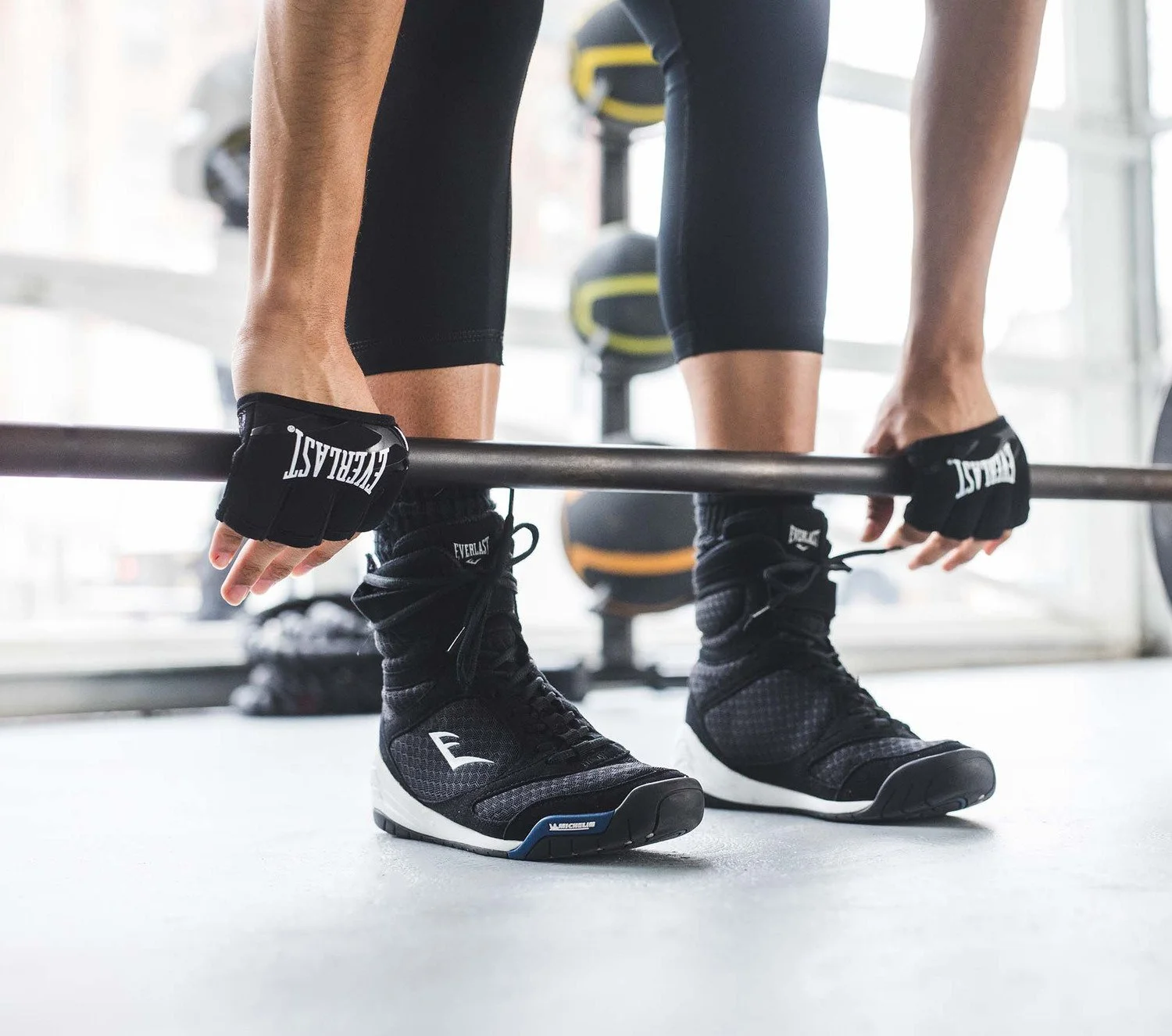 Guantes Pesas Anti-ripper Everlast Ligeros Duraderos Guantes de gimnasio con agarre mejorado y transpirable