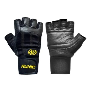 Guantes Pesas Runic Ajustables para agarre y entrenamiento.