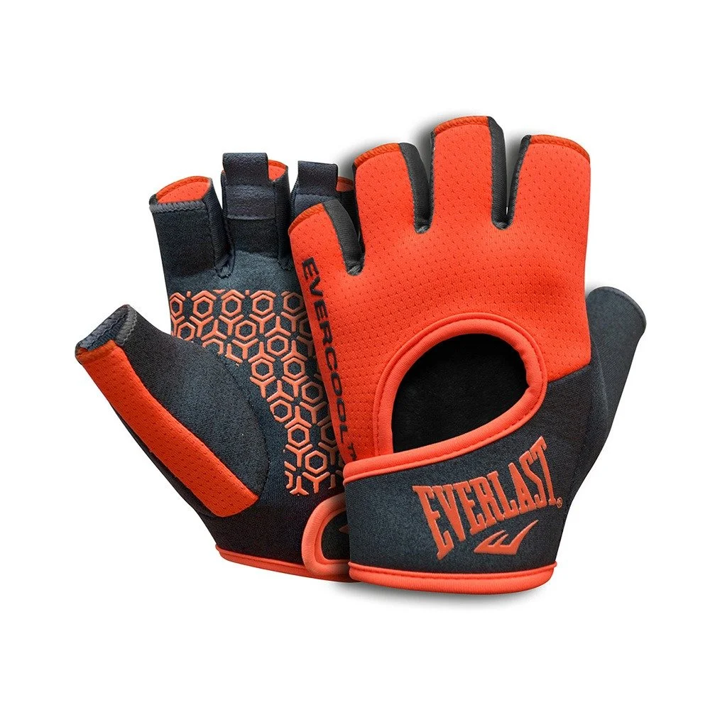 Guantes Pesas Agarre Silicona Everlast Comodos Guantes Pesas Agarre Silicona Everlast Heather