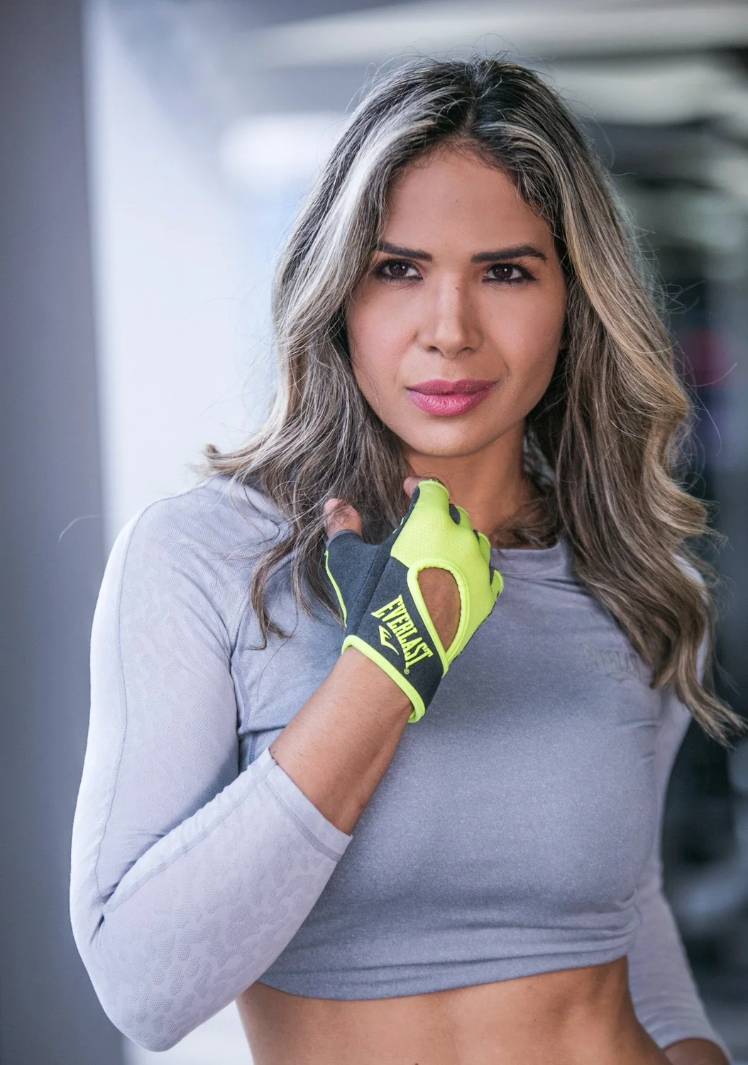 Guantes de Pesas Everlast Ajustados Gym Guantes de Pesas Everlast detalle palma silicona