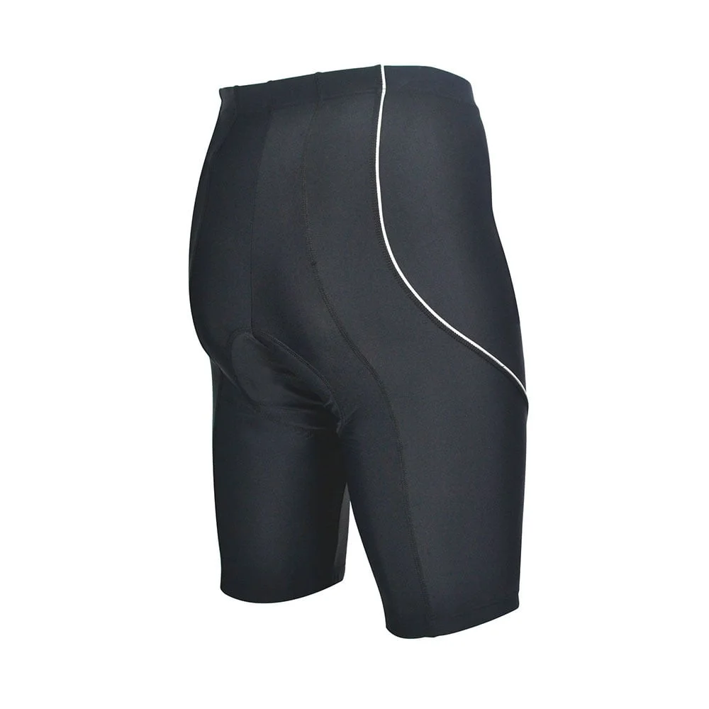 Short Para Ciclismo Poliester De Hombre detalle de cintas reflectantes laterales