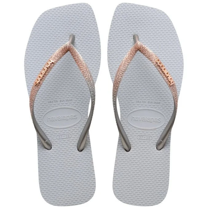 Sandalias Havaianas Slim Cuero sandalias havaianas slim square glt, sandalias de caucho