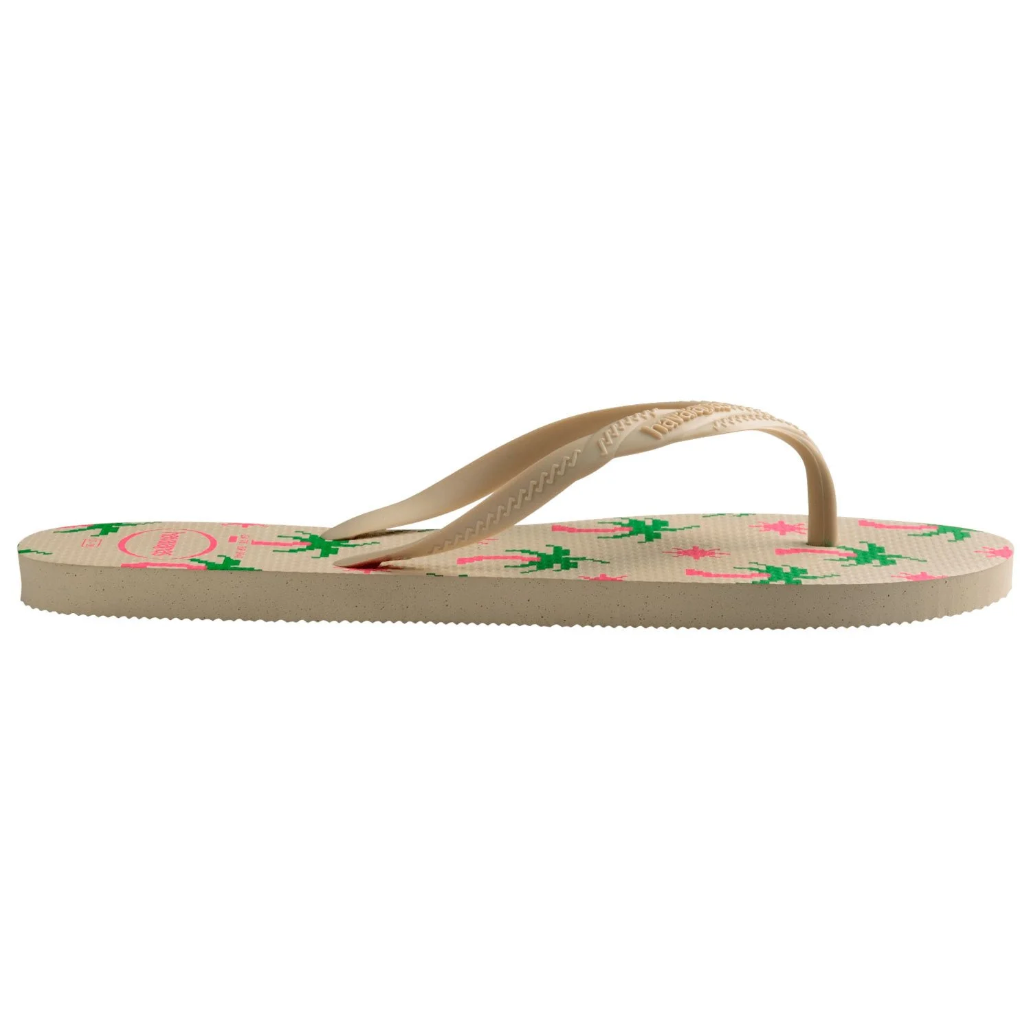 Sandalias Havaianas Fantasia Joy Fc Caucho detalle de la suela de las sandalias havaianas fantasia joy fc
