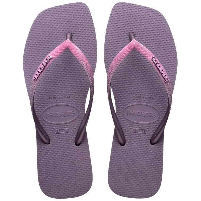 Sandalias Havaianas Slim Square Glt Fc Caucho sandalias havaianas slim square glt fc, sandalias de caucho