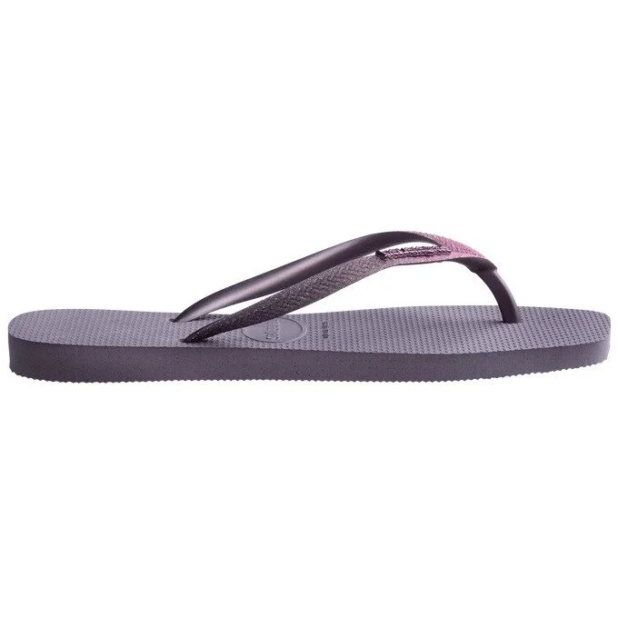 Sandalias Havaianas Slim Square Glt Fc Caucho detalle de la suela de las sandalias havaianas slim square glt fc
