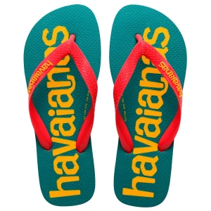 sandalias havaianas top logomania, calzado cómodo y elegante