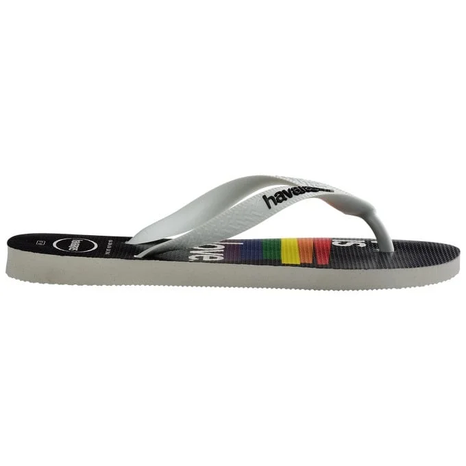 Sandalias Havaianas Top Pride Fc Caucho detalle del logo de Havaianas
