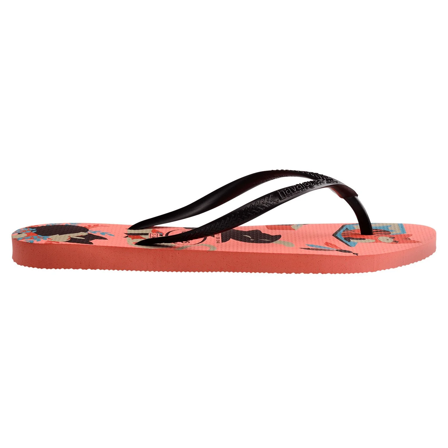 Sandalias Havaianas Slim Pets Fc Caucho detalle de la suela, sandalias havaianas slim pets fc