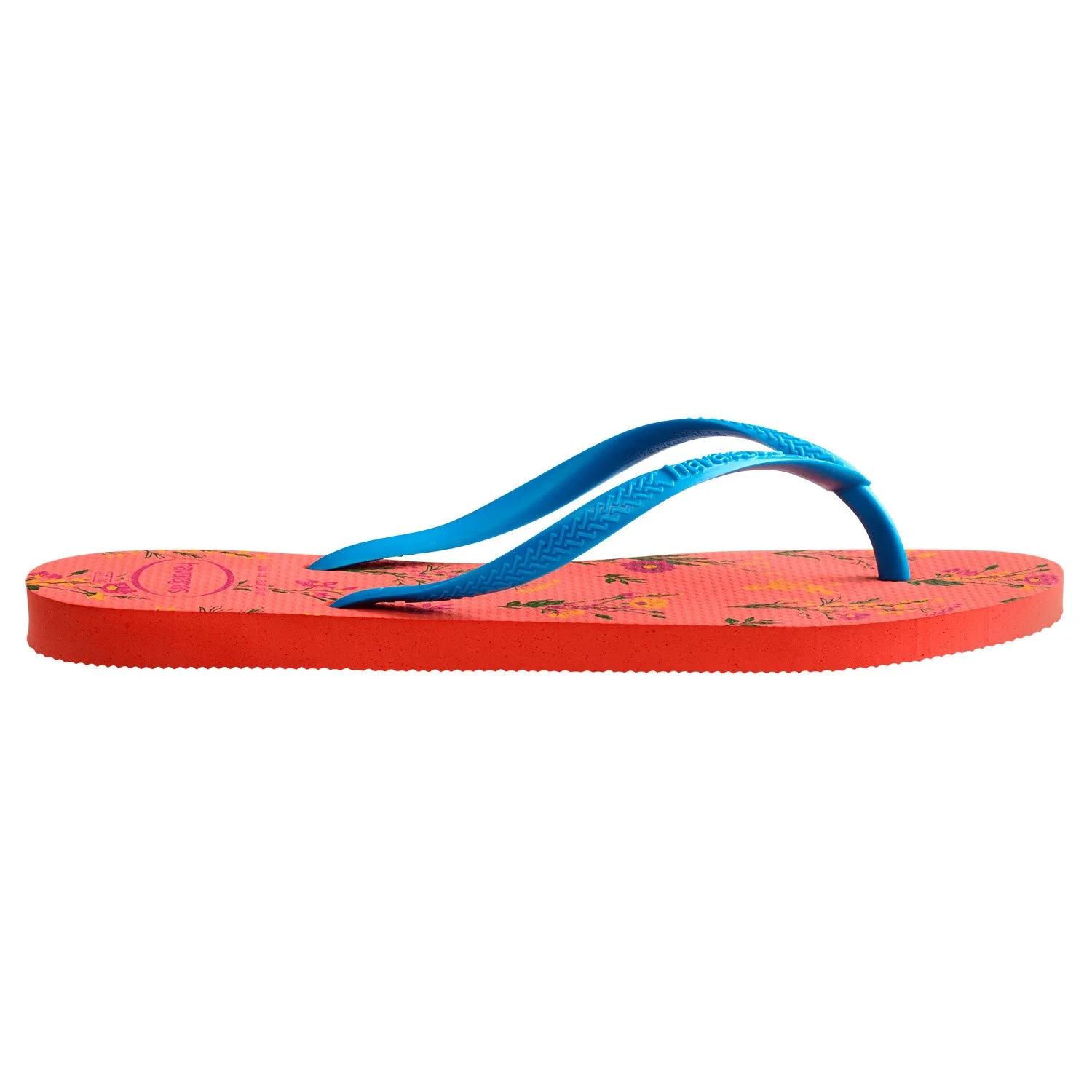 Sandalias Havaianas Slim Romance Fc detalle de la suela de las sandalias havaianas