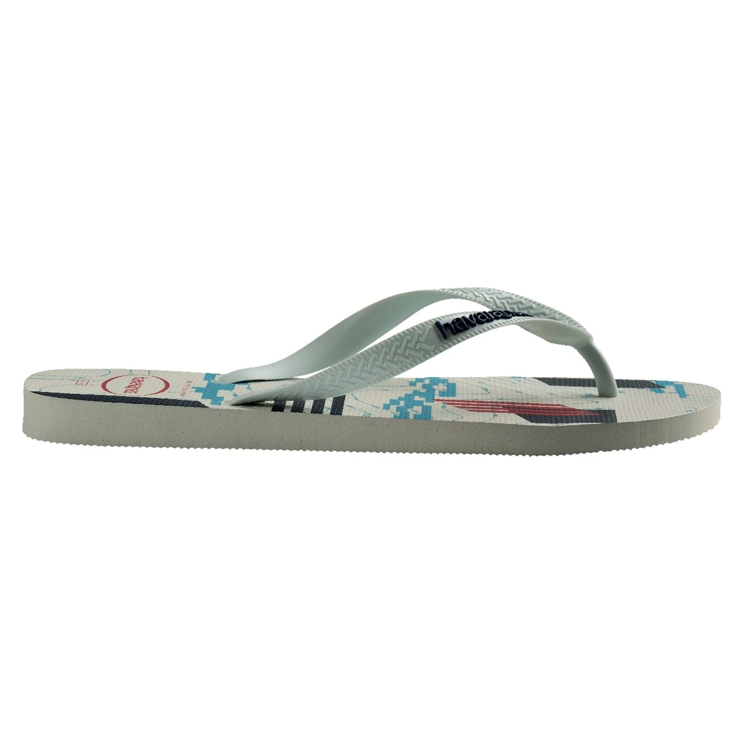 Sandalias Havaianas Trend Fc Originales Caucho detalle de la suela, sandalias havaianas