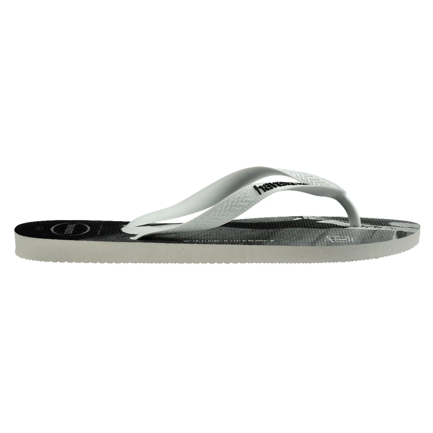 Sandalias Havaianas Hype Fc Ligeras detalle de la suela de las sandalias havaianas