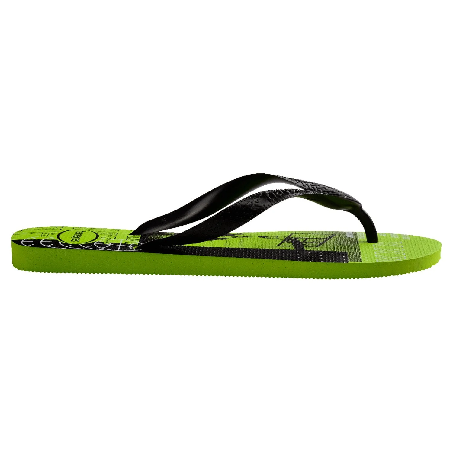 Sandalias Havaianas Top Athletic Fc detalle de la suela de las sandalias