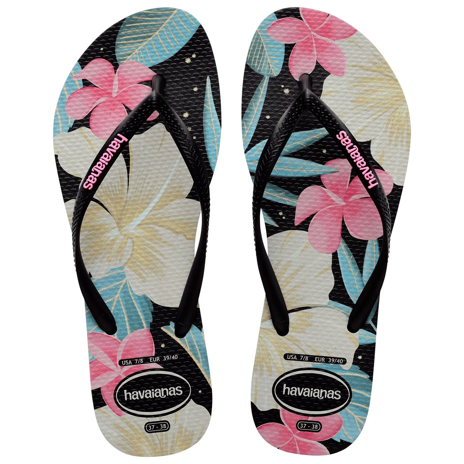 Sandalias Havaianas Slim Floral Fc Caucho sandalias havaianas slim floral fc, sandalias de caucho