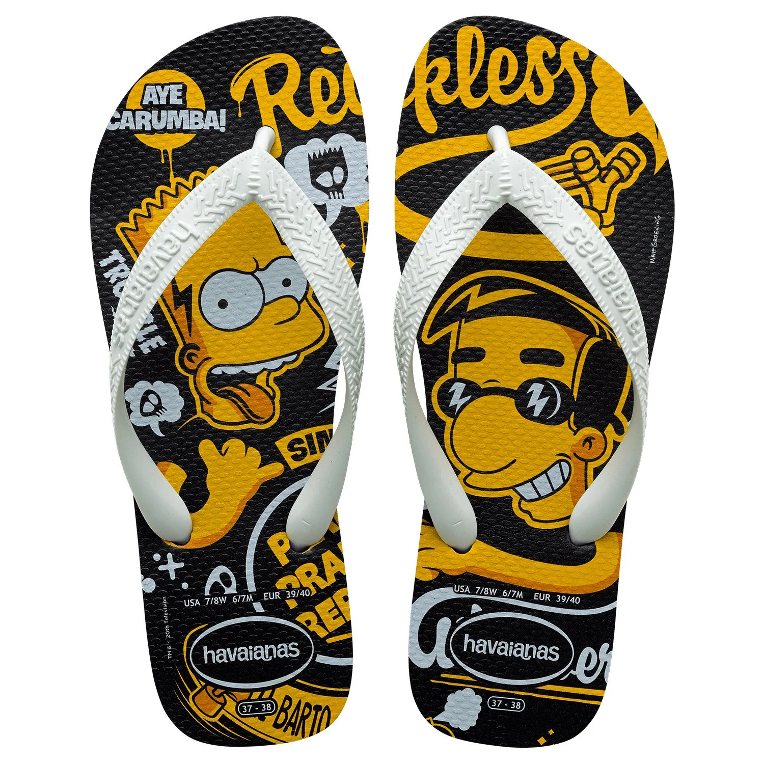 Sandalias Havaianas Simpsons Fc Caucho sandalias havaianas simpsons fc, sandalias de caucho