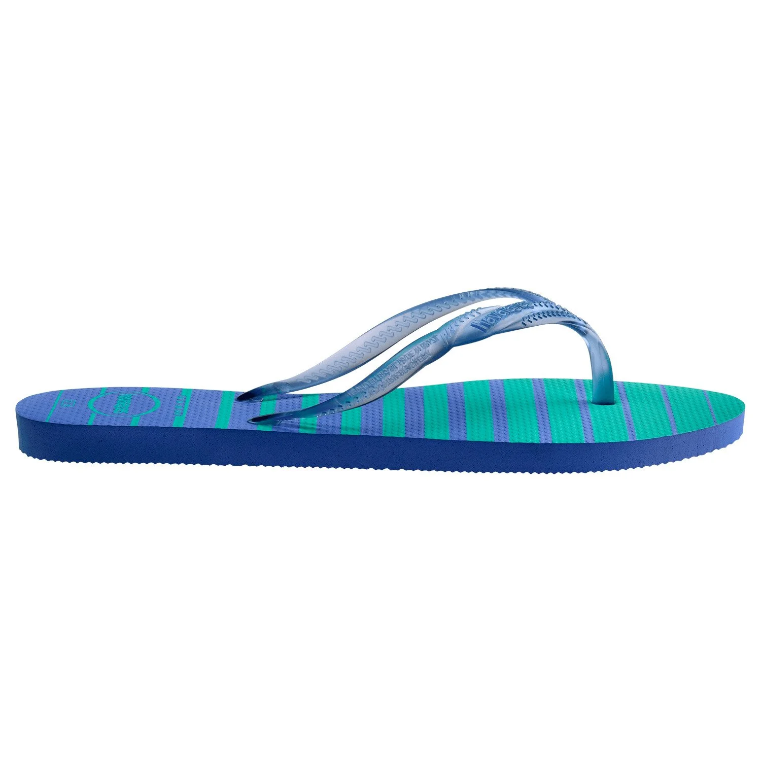 Sandalias Havaianas Fantasia Style Fc Caucho detalle de la suela, sandalias havaianas