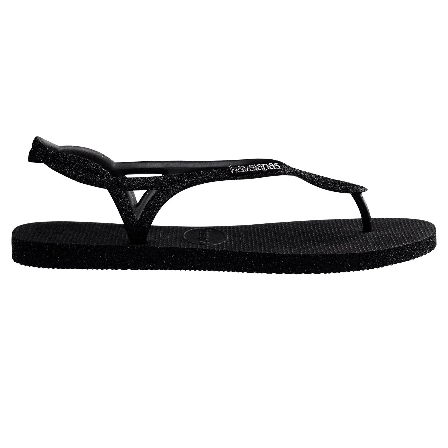 Sandalias Havaianas Luna Sparkle Fc Caucho detalle de la suela de las sandalias
