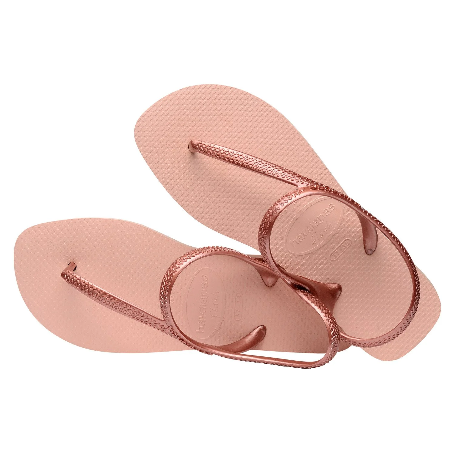 Sandalias Havaianas Flash Urban Fc Caucho vista lateral de las sandalias havaianas