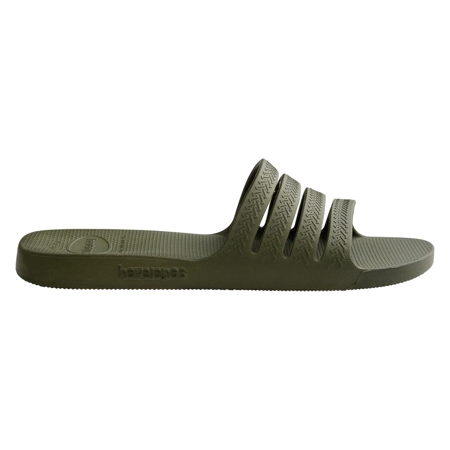 Sandalias Havaianas Stradi Fc Ligeras detalle de la sandalia havaiana stradi fc ligera, suela de caucho