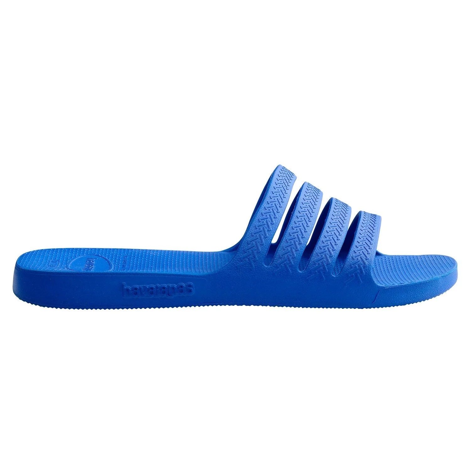 Sandalias Originales Havaianas Stradi Fc Caucho detalle de la suela de las sandalias