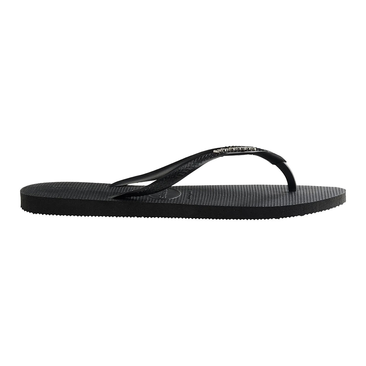 Sandalias Havaianas Slim Logo Metallic detalle de la suela antideslizante