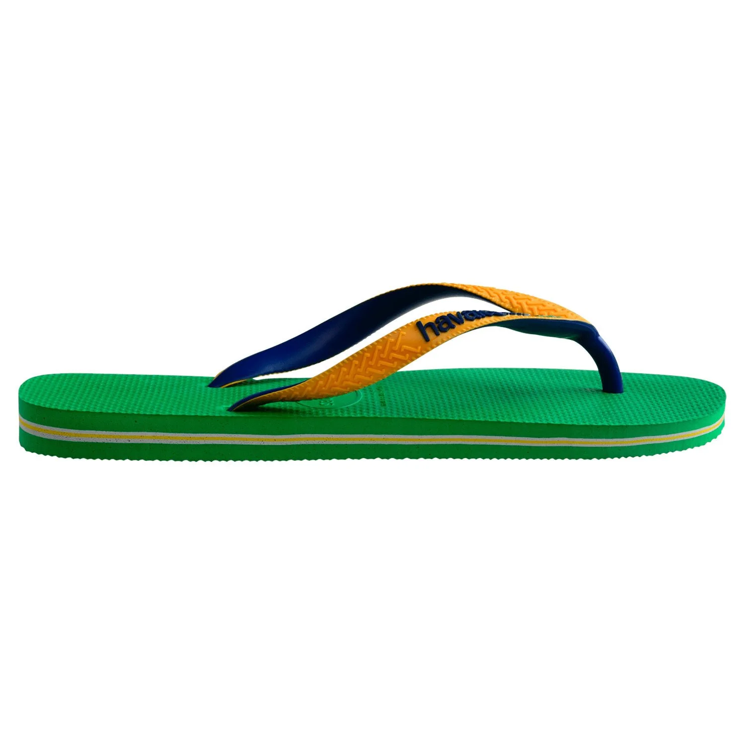 Sandalias Havaianas Originales Brasil detalle de la suela de las sandalias havaianas