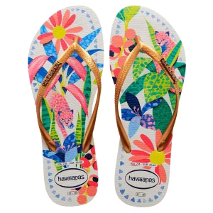 sandalias havaianas slim tropical fc, sandalia de caucho