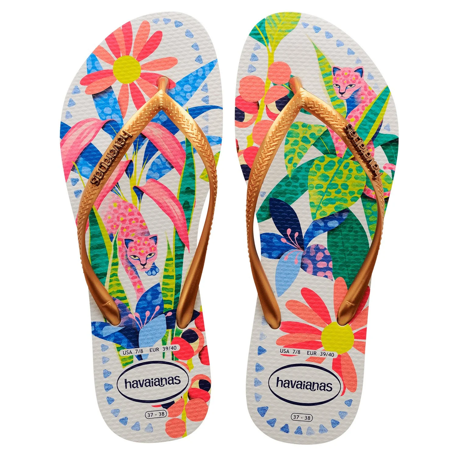 Sandalias Havaianas Slim Tropical Fc Caucho sandalias havaianas slim tropical fc, sandalia de caucho