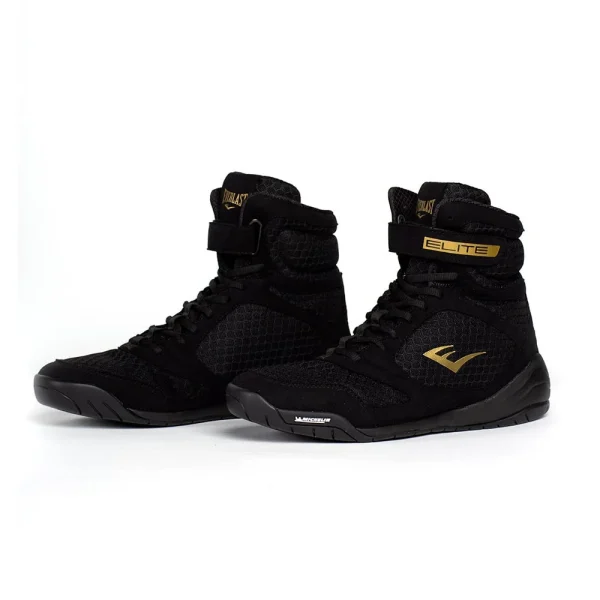 Home old botas de boxeo elite 2 everlast, diseño de parte superior alta
