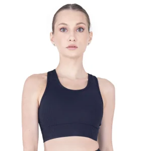 bra poliéster everlast ribbed, prenda deportiva para mujer