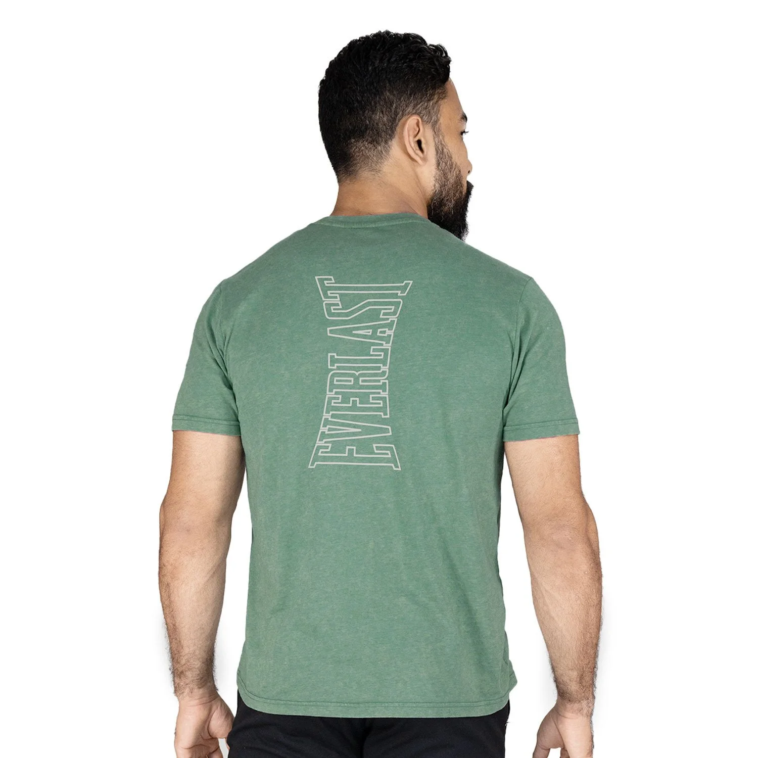 T-shirt Everlast De Algodón detalle de la etiqueta de telas transpirables