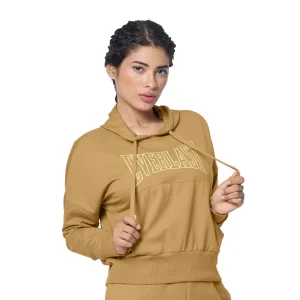 hoodie everlast varsity, prenda deportiva de poliéster y algodón