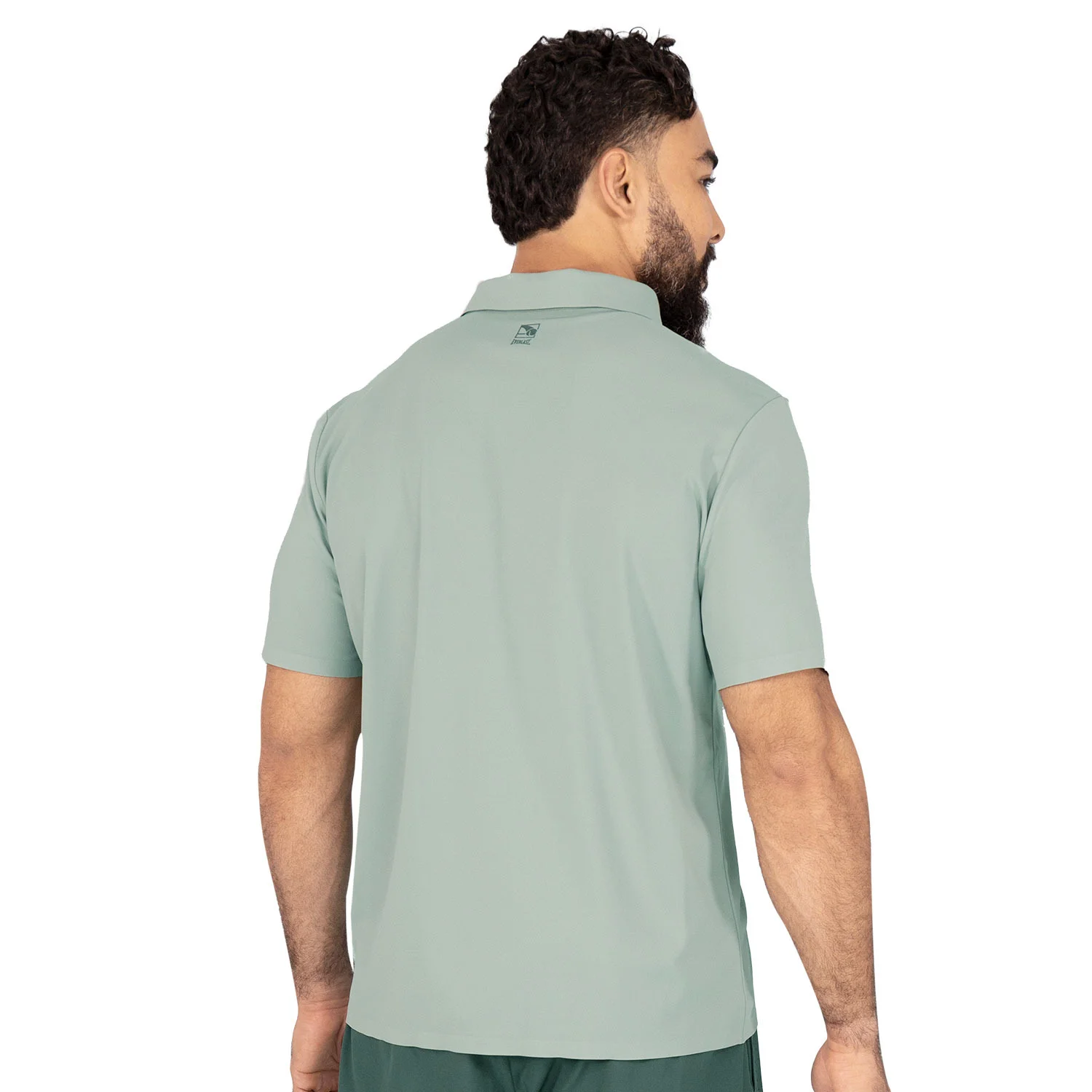 Polo Everlast Ace Poliester detalle de la tela transpirable del polo