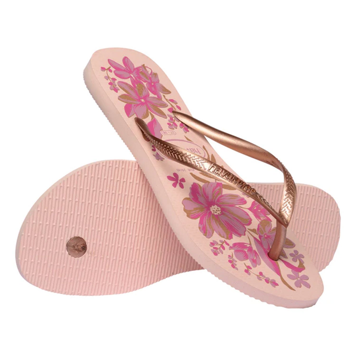 Sandalias Slim Organic Havaianas material de caucho de alta calidad, sandalias resistentes