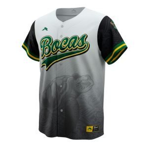 Camisa de beisbol runic bocas del toro, prenda deportiva.