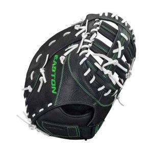 guante easton salvo 1b zurdo, material cuero y nylon