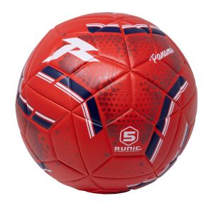 3540ff0eb8eecdae30aff66c3f6b2e3b.jpg Pelota de fútbol duradera. Detalle de costuras y textura Runic.