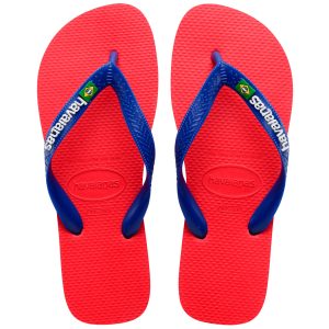 sandalias brasil logo fc de caucho