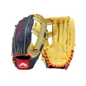 guante de beisbol runic cuero, material de cuero resistente