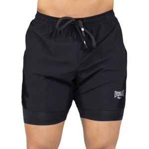 short warp 2en1 dynamic de Everlast, short deportivo