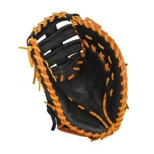 69b2cba8a95d476e47d65c10d38d7c75.jpg detalle del guante easton gameday 1a base zurdo, cuero y costuras