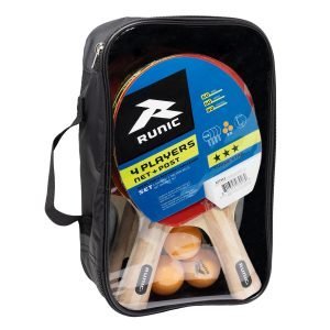 Set Ping Pong Runic Completo 4 Raquetas